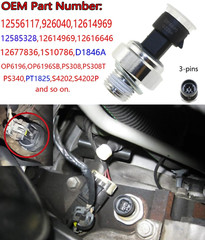 12677836 Oil Pressure Sensor for Chevy Chevrolet Silverado 1500 2500 3500,Expres