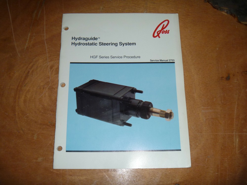 Ross Hydraguide Hydrostatic Steering System HGF Shop Service Repair Manual