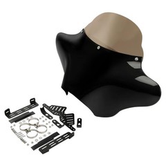 Motorcycle Outer Batwing Fairing Fit for Road King Matte Black Smoke Windshield
