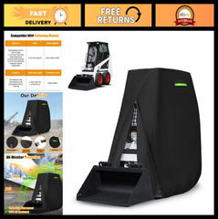 Heavy Duty Skid Steer Cover – Waterproof Oxford PVC, Air Vents, Reflective Strip