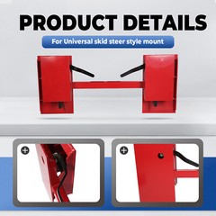 For Bobtach Blank Universal Skid Steer Quick Attach Plate Conversion Adapter