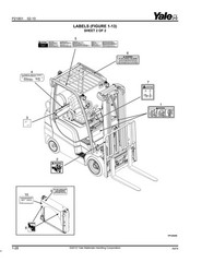 Service Parts Manual Fits Yale Forklift GLP050LX(A974)
