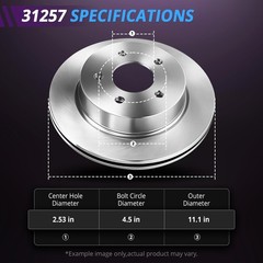Brake Kit for 2013-2015 Honda Civic Acura ILX Front Rear 11.1 10.24 Rotors Pads