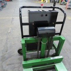 Bishamon LVE-100 2200Lbs. Skid Lift 12V Powered Fork Pallet Truck 30″ Lift