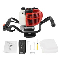 52CC Gas Powered Earth Auger Post Hole Digger Auger 2Stroke 2hp