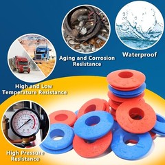 100Pk Glad Hand Seals Rubber Gaskets Washers for Semi Trucks Trailers Tractors..
