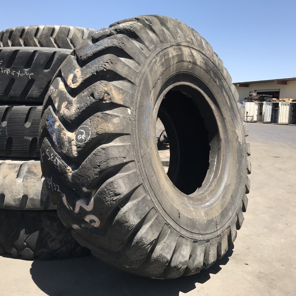 33.5X39 Goodyear OTR Tire E-3 E3 38-Ply Retread-Used 50/32 2 Tread Section Bias