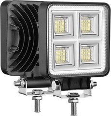4x 4” LED Head Lamp fit Caterpillar Skid Steers Excavator Forklift Light Loader