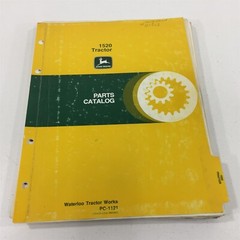 Genuine John Deere 1520 Tractor Parts Catalog PC-1121 1977 Dealer Service
