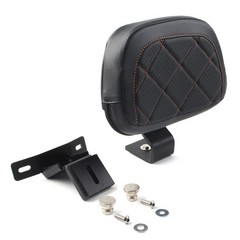Rider Backrest Pad Harley Street Glide Road King Road Glide 2009-22 Black Orange