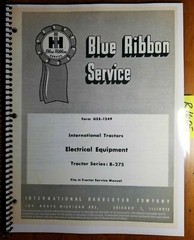 IH International B-275 Tractor Electrical Equipment Service Manual GSS-1249