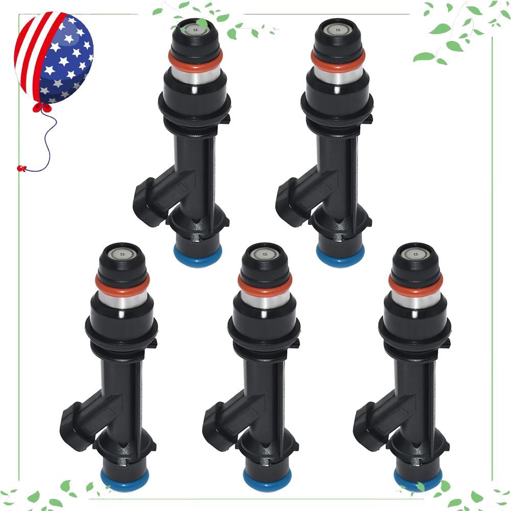 5x Fuel Injector 12589465 For Chevy Colorado Isuzu GMC Hummer H3 3.5L 3.7L L5 A.