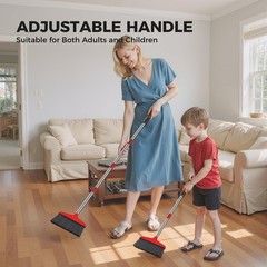 Indoor Outdoor Broom Heavy Duty Floor Sweeper for Kitchen Garage Patio, New, USA