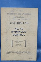 Caterpillar Diesel No. 12 Motor Grader Operators Instruction Manual Book Booklet