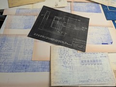 CLEVELAND MACHINE TOOL VISUAL GRIDER DRAWING INFORMATION DIAGRAM BLUE PRINT LOT