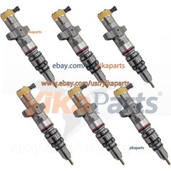 6PCS Fuel injector 20R-8068 For Caterpillar C9 D300GC D250GC XQP300 D6R XL D6T
