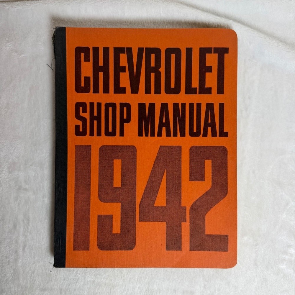 Genuine Chevrolet Shop Manual 1942 Super Service Catalog Vintage Automotive