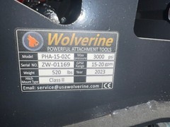 WOLVERINE PHA-15-02C QUICK ATTACH PLATES SKID STEER ATTACHMENT