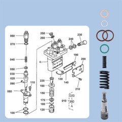 Fuel Injection Pump Rebuild Kit For Kubota D902 D722 D905 RTV 900 BX For Bobcat