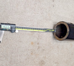 Auger Adapter Conversion Heavy Duty 2-9/16 inch Female Round to 2″ Male Hex