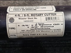 Weasler 14006432 32″ PTO Driveline 1-3/8″ 6 Spline QD x 1-3/8″ Round w/ Pin Hole