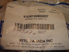 Lot of 6 pcs KITO CANADA Spring 12 x 13.8 x 1.6 NEW