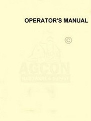 CASE 1167FHA Row Crop Unit 200 Forage Operators Manual
