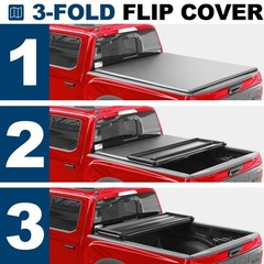 Soft Tri-Fold Tonneau 05-26 Frontier 09-12 Suzuki Equator 5ft 59.5in Track Sys
