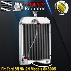 3 Rows Aluminum Tractor Radiator for Ford 8N 9N 2N 86551430 8N8005