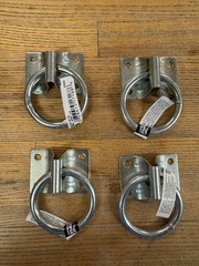 4 PACK National Hardware 2060BC Hitching Rings Zinc Plated N220-616 BRAND NEW