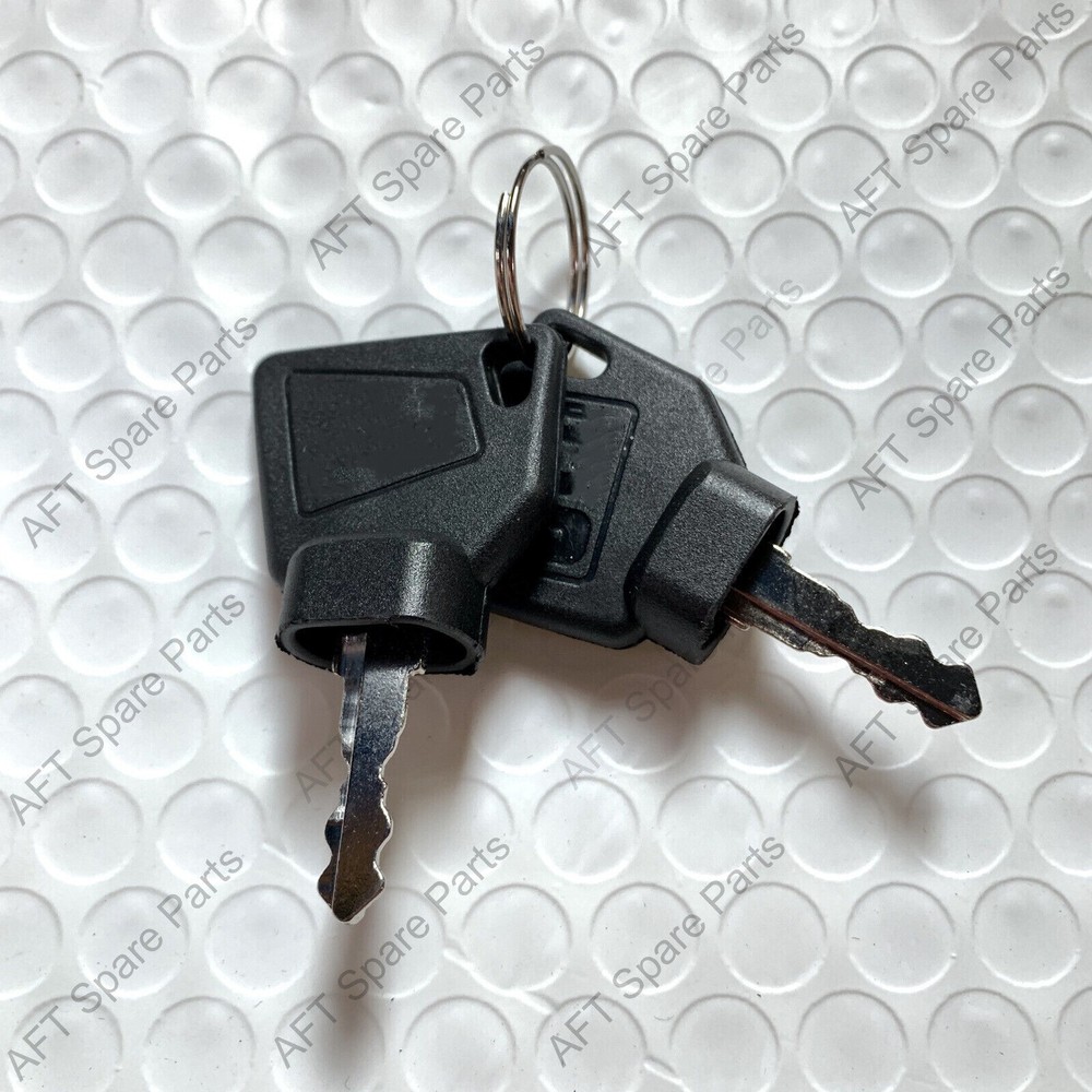 2PCS For JCB Heavy Equipment Ignition Key Factory Original w/ OEM Logo 701/45501