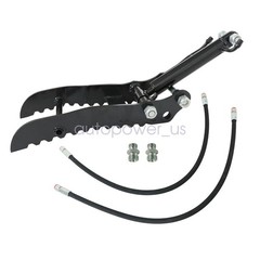 Single Hole Metal Grab For Mini Excavators Attachments Hydraulic Thumb Clip