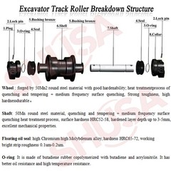 8Pcs Track Roller Bottom Roller For IHI IHI32J Mini Excavator Undercarriage -NEW