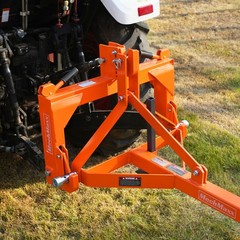 MechMaxx 84″ Landscape Rake with 42 Tines 3 Point Hitch Tractor Attachment, LR84