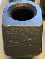 NEW KENNAMENTAL C-10 ROCK AUGER TOOTH POCKETS / MADE IN THE UNITED STATES