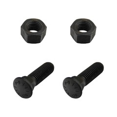 10 Plow Bolts & Nuts Fits Bobcat Skid Steer Loader Mini Ex Bucket Bolt On Shank