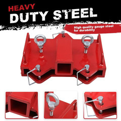 Heavy Duty Forklift Trailer Hitch, 6500Lbs Towing Capacity, 2″ Receiver