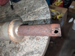 Allis Chalmers B C CA RC Tractor Muffler With Rain Cap