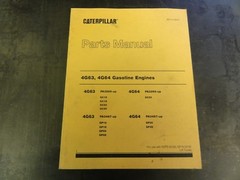 Caterpillar CAT 4G63 4G64 Gasoline Engines Lift Trucks Parts Manual 98715-40020