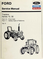 Ford New Holland Ford Tractor Service Manual Series 10, 30 Vol. 5 – Digital Form