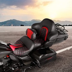 Passenger Hammock Seat Bracket Pad Touring Road King Street Glide FLHR 2014-2023