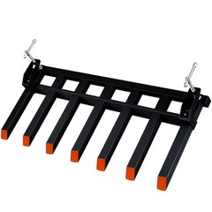 🔝Garvee Clamp On Debris Forks to 68″ Bucket 5400lbs Pallet Forks Bucket Forks