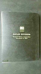 Euclid Division Maintenance Manual General Motors Cleveland Ohio 1950s