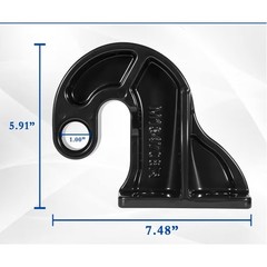 M134708R Peterbilt Right Hand 377 378 379 Lower Hood Pivot Hinge Black