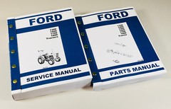 Ford 1300 1500 1700 1900 Tractor Service Shop Repair Manual Parts Catalog