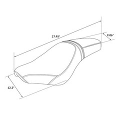 Driver Rider Passenger Seat Fits for Honda Rebel CMX300 CMX500 2017-2022 2018