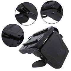 Universal Tractor Seat, Lawn Mower Seat with Armrests for Excavator Backhoe