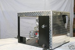 COMPACT PORTABLE HYDRAULIC TRAILER POWER UNIT PONY MOTOR LOWBOY HYDRAULIC UNIT