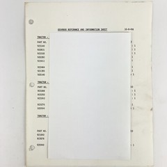 1988 Hustler Excel Gearbox Reference Part Number Rotation Ratio Cross Reference