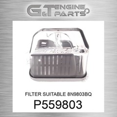 P559803 FILTER SUITABLE 8N9803BQ fits Varios (NEW AFTERMARKET)